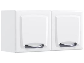 Armário de Cozinha Aéreo Itatiaia Aço 2 Portas Geladeira New Premium Branco Neve