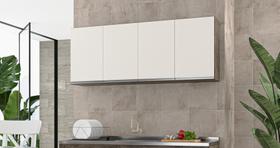 Armário de Cozinha Aéreo Nathan 160cm Chocolate/Off Wite Armário de Cozinha Aéreo Nathan 160cm Chocolate/Off Wite