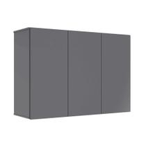 Armário de Cozinha Aéreo Slack 3 portas Suspenso 100cm Ej Móveis