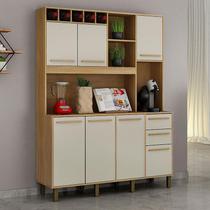 Armário de Cozinha Ambiente Granada Cinamomo Off White - Valdemóveis Armário de Cozinha Ambiente Granada Cinamomo Off White - Valdemóveis