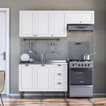Armário de Cozinha Americana Modulada 190cm com Balcão para Pia Multimóveis CR20493