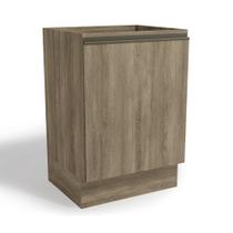 Armário de Cozinha Balcão 60cm 1 porta G742 Maxxi Nogal Kappesberg