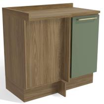 Armário de Cozinha Balcão de Canto 1 Porta 52x98cm com Tampo M625 Botanic Kappesberg Armário de Cozinha Balcão de Canto 1 Porta 52x98cm com Tampo M625 Botanic Kappesberg