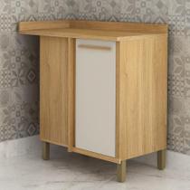 Armário de Cozinha Balcão de Canto 1 Porta Rubi 88cm