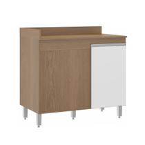 Armário de Cozinha Balcão de Canto 94x52cm Linha Harmonia 03.0459 Semplicitá Movéis Armário de Cozinha Balcão de Canto 94x52cm Linha Harmonia 03.0459 Semplicitá Movéis