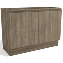 Armário de Cozinha Balcão de Pia 1,20m 2 portas G745 Maxxi Nogal Kappesberg