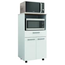 Armário de Cozinha Balcão Multiuso Duplo Forno Duetto Branco Kit's Paraná