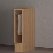 Armário de Cozinha Balcão Nicho Toalheiro 20cm S/Tampo com Rodapé Copacabana Móvel na Caixa