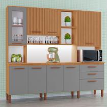 Armário de Cozinha Celeste 100 MDF 8 Portas e 3 Gavetas Armário de Cozinha Celeste 100 MDF 8 Portas e 3 Gavetas