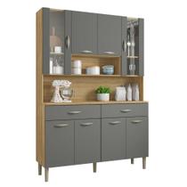 Armário de Cozinha com 2 Gavetas Pisa Freijó Gris Armário de Cozinha com 2 Gavetas Pisa Freijó Gris