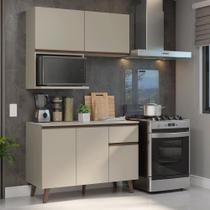 Armário De Cozinha Compacta 120 Cm Crema Nice Madesa 05