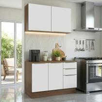 Armário de Cozinha Compacta 120 x 60 cm Branco Lux Madesa 02