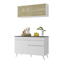 Armário de Cozinha Compacta 120cm Veneza Multimóveis V3688