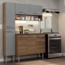 Armário de Cozinha Compacta 137 cm Emilly Madesa 011