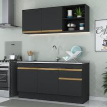 Armário de Cozinha Compacta 150cm com Rodapé Veneza Multimóveis V2114