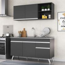 Armário de Cozinha Compacta 150cm Veneza Multimóveis V2079 Armário de Cozinha Compacta 150cm Veneza Multimóveis V2079