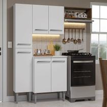 Armário de Cozinha Compacta 156 cm Emilly Madesa 01 Armário de Cozinha Compacta 156 cm Emilly Madesa 01