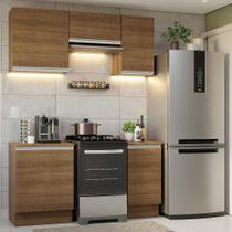 Armário de Cozinha Compacta 160cm Rustic Glamy Madesa 07 Armário de Cozinha Compacta 160cm Rustic Glamy Madesa 07