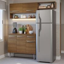 Armário de Cozinha Compacta 165cm Rustic Emilly Madesa 08 Armário de Cozinha Compacta 165cm Rustic Emilly Madesa 08