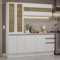 Armário De Cozinha Compacta 180 Cm Branco Smart Madesa