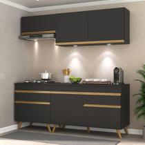 Armário de Cozinha Compacta 190cm com Leds Veneza Up Multimóveis V2030