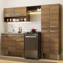 Armário de Cozinha Compacta 229cm com Pia Emilly Madesa 10 Armário de Cozinha Compacta 229cm com Pia Emilly Madesa 10