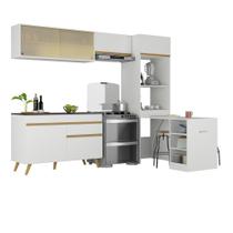 Armário de Cozinha Compacta 252cm Veneza Multimóveis V3704