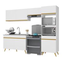 Armário de Cozinha Compacta 252cm Veneza Multimóveis V3749