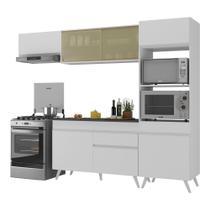 Armário de Cozinha Compacta 4 peças MP3691.891 Veneza Branco - Multimóveis