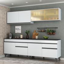 Armário de Cozinha Compacta 4 peças MP3696.964 Veneza Multimóveis Branco Armário de Cozinha Compacta 4 peças MP3696.964 Veneza Multimóveis Branco
