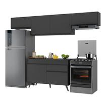 Armário de Cozinha Compacta 4 peças MP3697.895 Veneza Preto