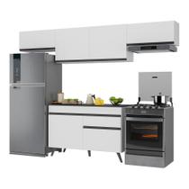 Armário de Cozinha Compacta 4 peças MP3697.964 Veneza Branco