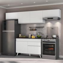 Armário De Cozinha Compacta 4 Peças Veneza Branco