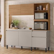 Armário de Cozinha Compacta 5 Portas 1 Gaveta Amaranto Armário de Cozinha Compacta 5 Portas 1 Gaveta Amaranto