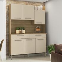 Armário de Cozinha Compacta 6 Portas 2 Gavetas Modena