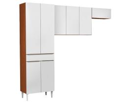 Armário de Cozinha Compacta Aramóveis Prime 8 Portas 1 Gaveta Armário de Cozinha Compacta Aramóveis Prime 8 Portas 1 Gaveta