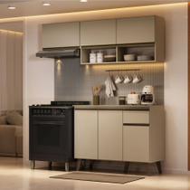 Armário de Cozinha Compacta Atlanta Petit Carraro Amêndoa