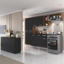 Armário de Cozinha Compacta com Buffet FL2043 Multimóveis Armário de Cozinha Compacta com Buffet FL2043 Multimóveis