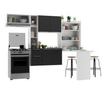 Armário de Cozinha Compacta com Mesa Dobrável Sofia Multimóveis V2009