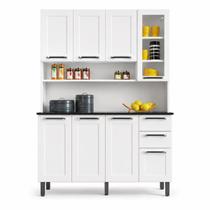 Armário de Cozinha Compacta Itatiaia 8 Portas 2 Gavetas Branco Armário de Cozinha Compacta Itatiaia 8 Portas 2 Gavetas Branco