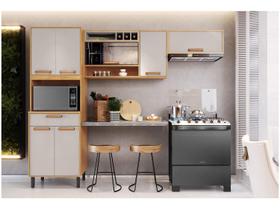 Armário de Cozinha Compacta Itatiaia Nápoles 7 Portas 1 Gaveta