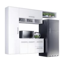Armário de Cozinha Compacta Lua 4 Portas 2 gavetas Armário de Cozinha Compacta Lua 4 Portas 2 gavetas