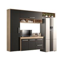 Armário de Cozinha Compacta Lua 4 Portas 2 gavetas Armário de Cozinha Compacta Lua 4 Portas 2 gavetas