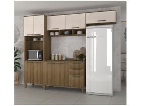 Armário de Cozinha Compacta Luciane Suíça 7 Portas Armário de Cozinha Compacta Luciane Suíça 7 Portas