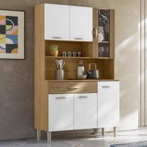 Armário de Cozinha Compacta MDF 6 Portas Golden Plus