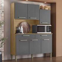 Armário de Cozinha Compacta MDF 6 Portas Viena Plus Armário de Cozinha Compacta MDF 6 Portas Viena Plus