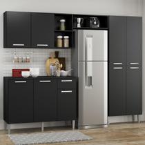 Armário de Cozinha Compacta Multimóveis Pequim Up FG2999 Preta