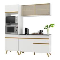Armário de Cozinha Compacta Multimóveis Veneza GW FG3695 Branca