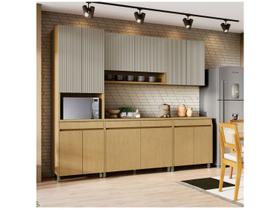 Armário de Cozinha Compacta Nesher Simone Mendes 8 Portas 1 Gavetas 100% MDF Armário de Cozinha Compacta Nesher Simone Mendes 8 Portas 1 Gavetas 100% MDF