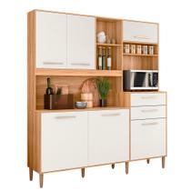 Armário de Cozinha Compacta Nicioli Salsa 6 Portas 2 Gavetas Armário de Cozinha Compacta Nicioli Salsa 6 Portas 2 Gavetas